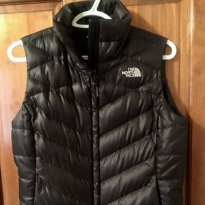 Woman’s Black North Face Vest